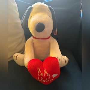Source Unknown Plush Dog with Red Heart